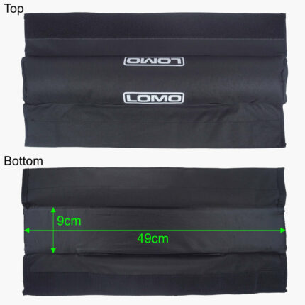 Aerodynamic Roof Rack Bar Pads - Roof Rack Attachment Dimensions
